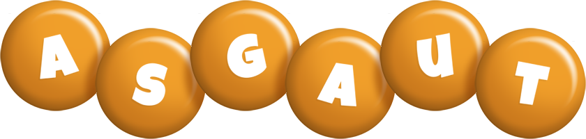 Asgaut candy-orange logo