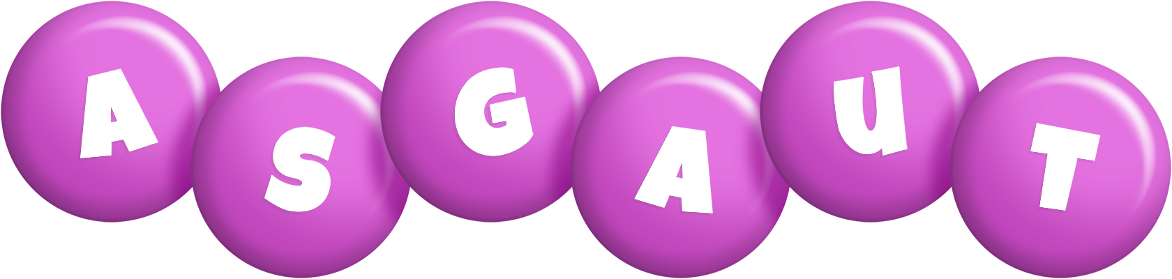 Asgaut candy-purple logo