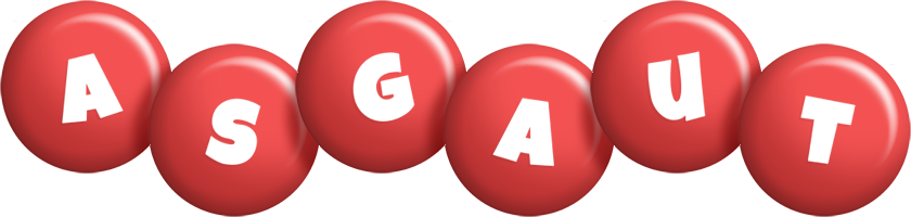 Asgaut candy-red logo