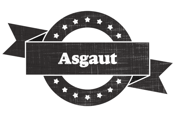 Asgaut grunge logo