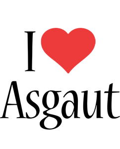 Asgaut i-love logo