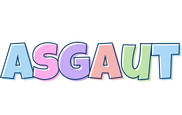 Asgaut pastel logo
