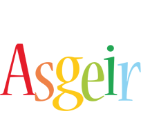 Asgeir birthday logo