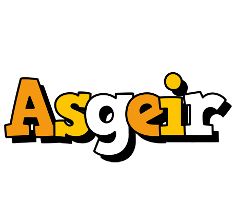 Asgeir cartoon logo