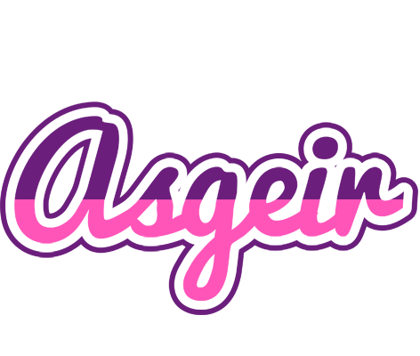 Asgeir cheerful logo