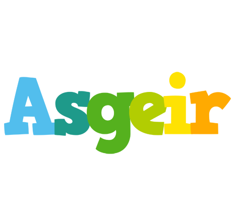 Asgeir rainbows logo