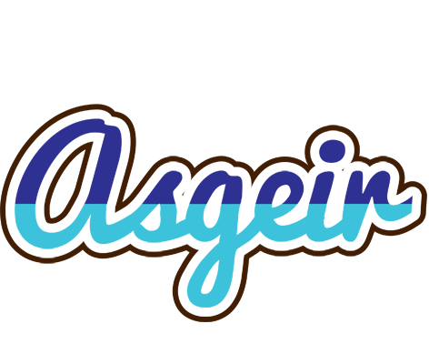 Asgeir raining logo