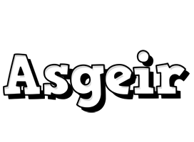 Asgeir snowing logo