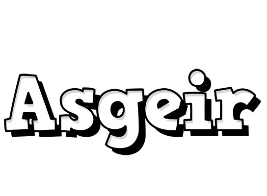 Asgeir snowing logo