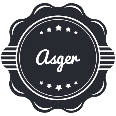 Asger badge logo