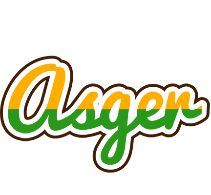 Asger banana logo