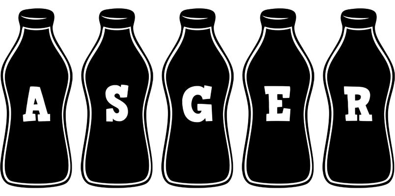 Asger bottle logo