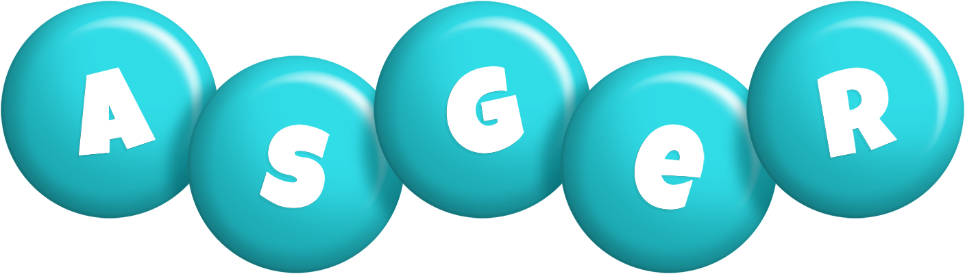 Asger candy-azur logo