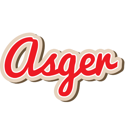 Asger chocolate logo