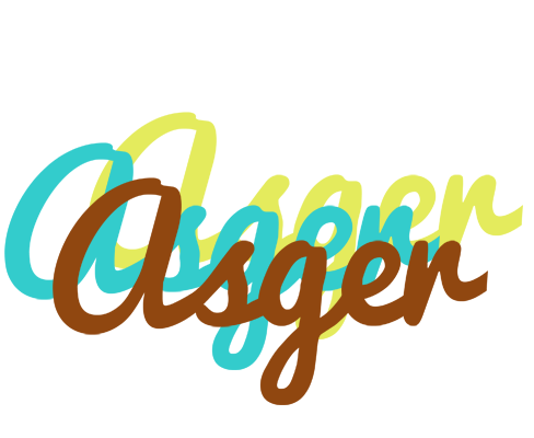 Asger cupcake logo