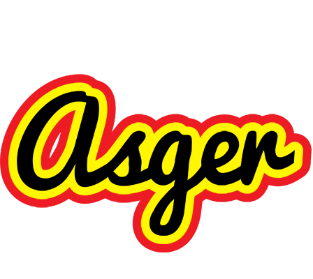 Asger flaming logo