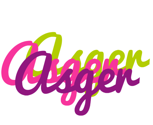 Asger flowers logo