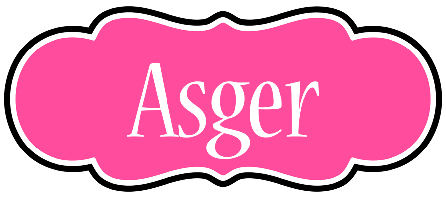 Asger invitation logo