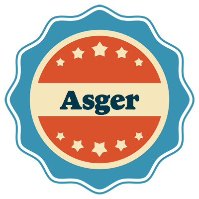 Asger labels logo