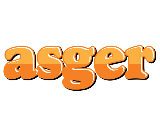 Asger orange logo