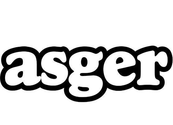 Asger panda logo