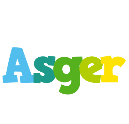 Asger rainbows logo