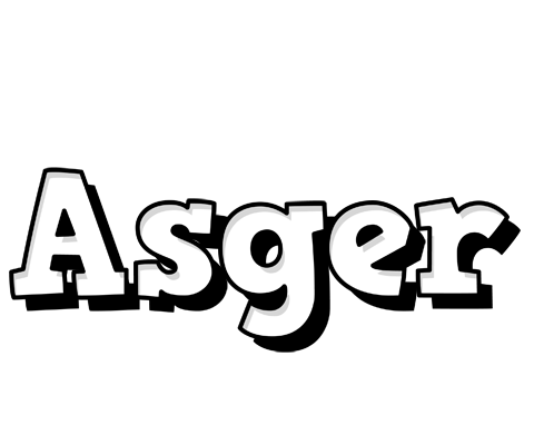 Asger snowing logo