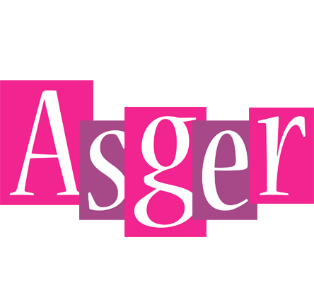 Asger whine logo