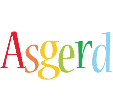 Asgerd birthday logo