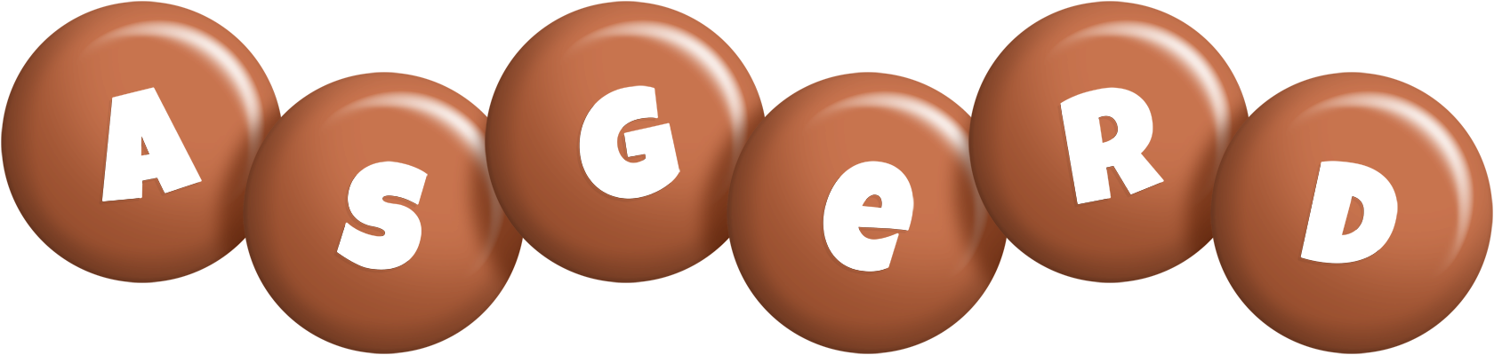 Asgerd candy-brown logo