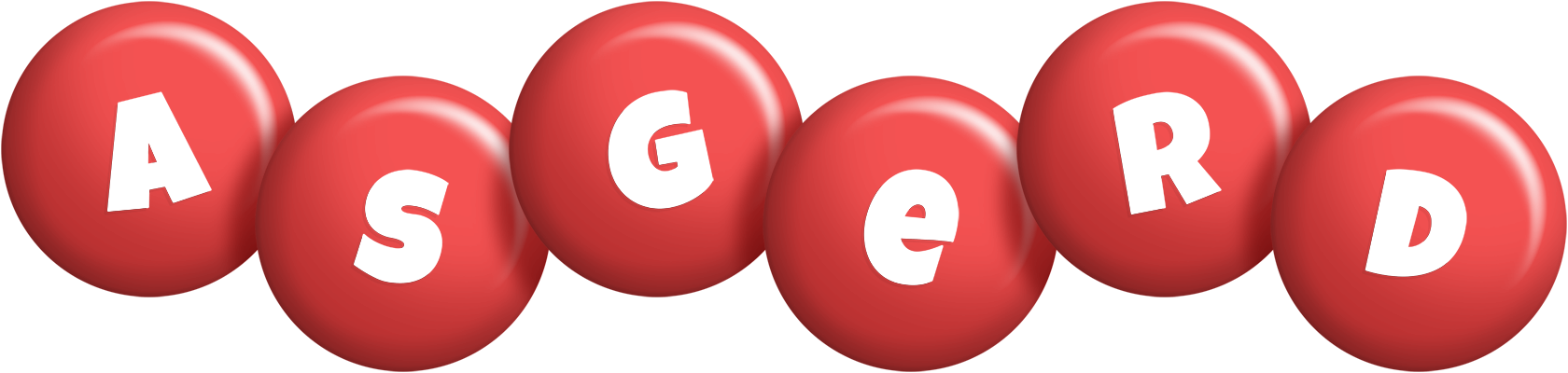 Asgerd candy-red logo