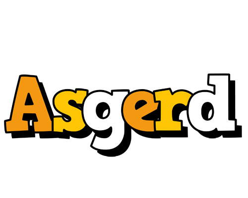 Asgerd cartoon logo
