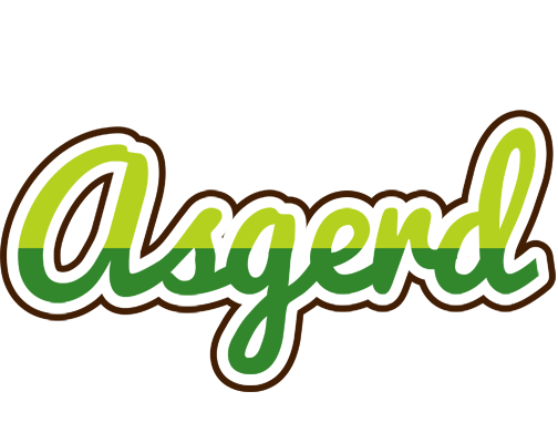 Asgerd golfing logo