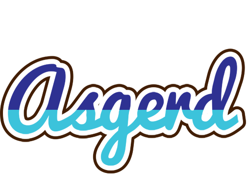 Asgerd raining logo