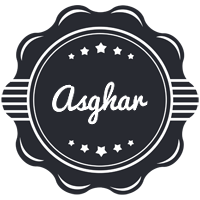 Asghar badge logo