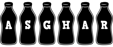 Asghar bottle logo