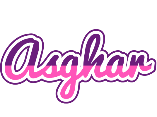 Asghar cheerful logo