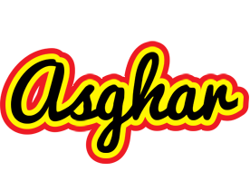 Asghar flaming logo