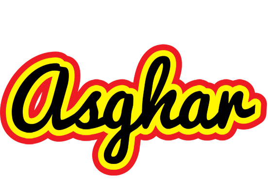 Asghar flaming logo