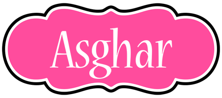 Asghar invitation logo