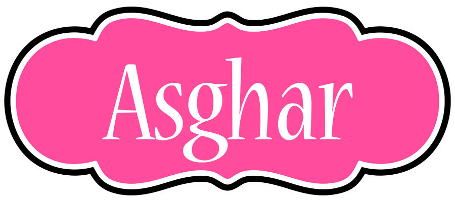 Asghar invitation logo