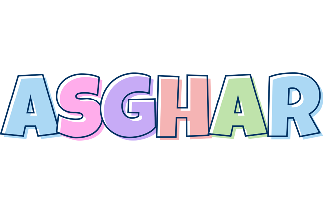 Asghar pastel logo