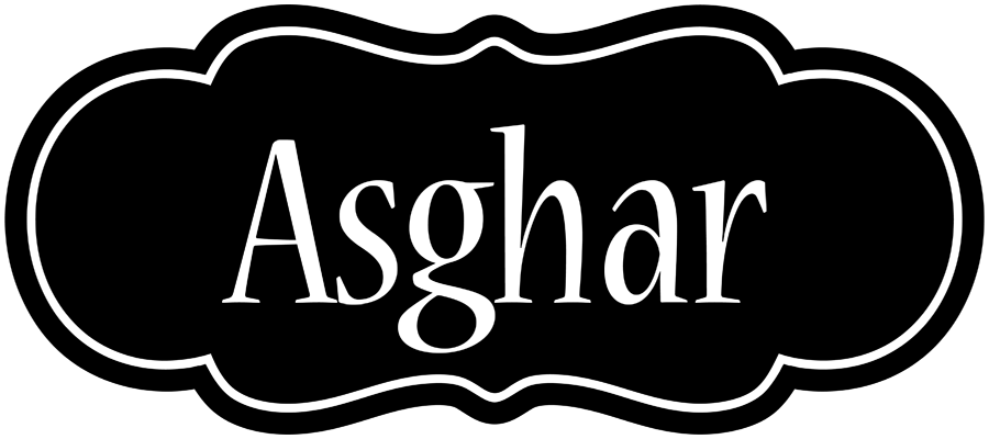 Asghar welcome logo