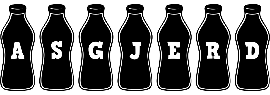 Asgjerd bottle logo