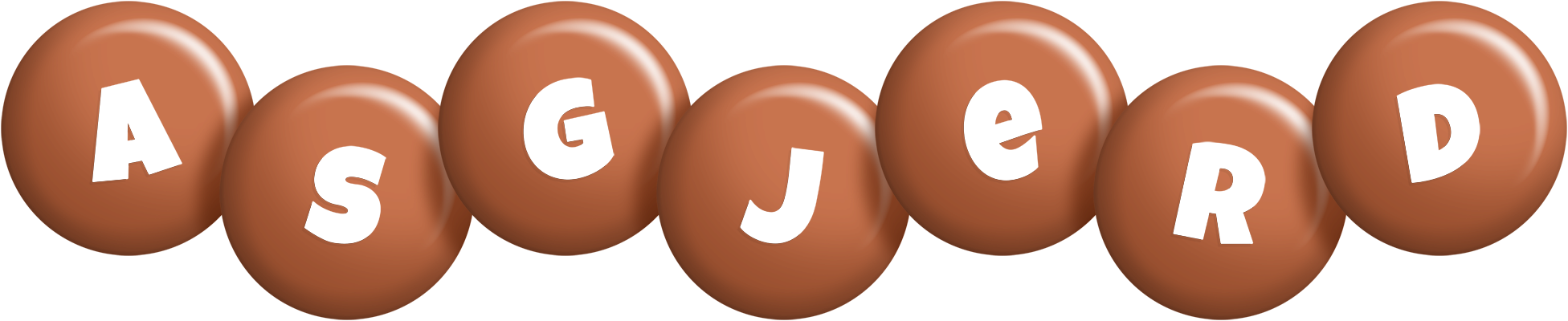 Asgjerd candy-brown logo