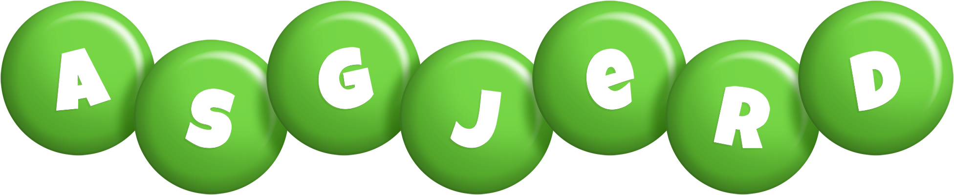 Asgjerd candy-green logo