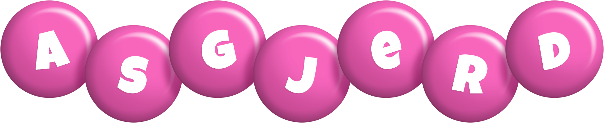 Asgjerd candy-pink logo