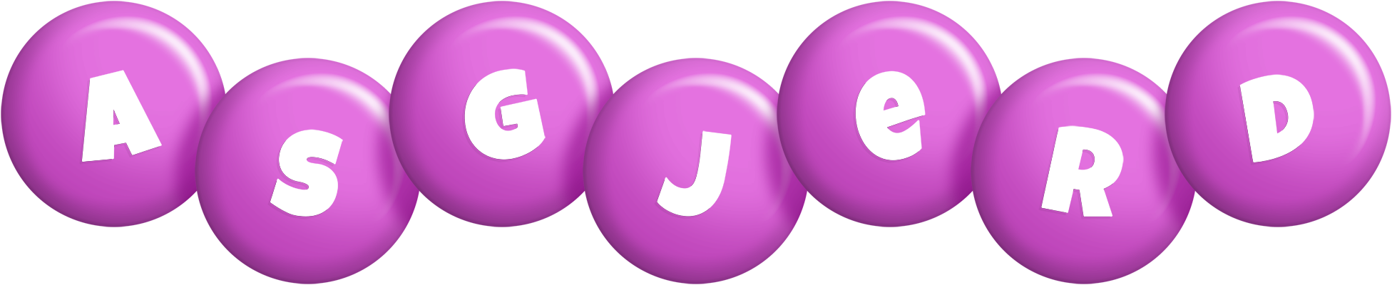 Asgjerd candy-purple logo