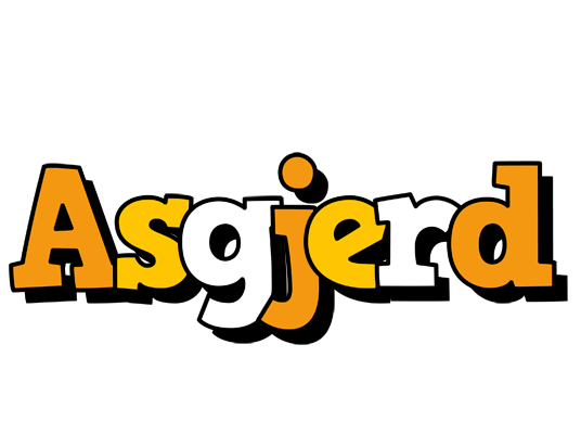 Asgjerd cartoon logo