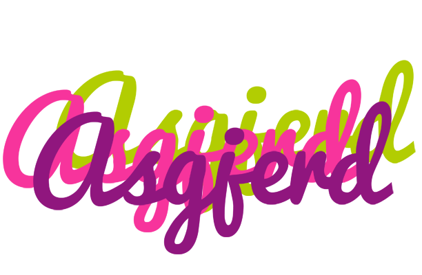 Asgjerd flowers logo